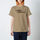 しまのなかまfromIRIOMOTEのAWZワニ（アリゲーター＆クロコダイル）（色文字） Regular Fit T-Shirt