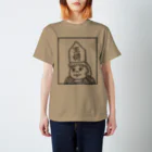 なかい山脈の将棋の駒シリーズ～王将編～うら・おもてプリント スタンダードTシャツ