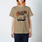 イラスト MONYAAT のカリカリサロンH スタンダードTシャツ