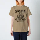 SAUNA JUNKIES | サウナジャンキーズのTRANCE REVOLUTION（黒プリント） スタンダードTシャツ