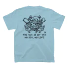 ☠️Captain's BASE☠️の☠️Aye aye Baby Captain☠️両面プリント スタンダードTシャツの裏面