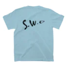 swoグッズのお店🛍️の緑フル&黒ロゴ Regular Fit T-Shirtの裏面