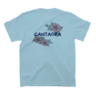 Tienda de Flamencoloresの3 ROSAS SALVAGES CANTAORA スタンダードTシャツの裏面