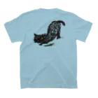 FUJIZUGA shop by J.F.Kooyaの黒猫 Regular Fit T-Shirtの裏面