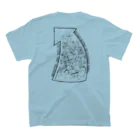 GOODS ME STUDIOのそこに山があるからクライミング Regular Fit T-Shirtの裏面