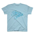 だしゃれTシャツ屋さんのFUTON GA FUTTONDA(ネオンサインブルー)  Regular Fit T-Shirt