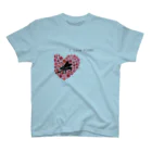 Momo SakuraのI love PIANO　ピアノTシャツ　楽器　音楽 スタンダードTシャツ