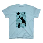 柊の水玉とくろねこ Regular Fit T-Shirt