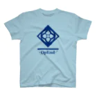 〈OpEnd〉STREETの【OpEnd】KAMON Front Blue Regular Fit T-Shirt