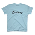 DIALAND LOVERSのTEAM DIALAND BLACK Regular Fit T-Shirt