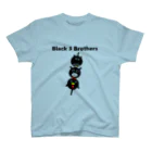 chesto【KAGOSHIMA】のBlack 3 Brothers Regular Fit T-Shirt