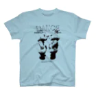 KOAKKUMAandAKKUMAのDANCE black スタンダードTシャツ