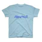 クソコードTシャツ制作所の「/dev/null」Tシャツ Regular Fit T-Shirt