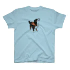 Dog Drawer Drawn by Dogの真夏のバーニーズ スタンダードTシャツ
