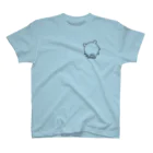 まるコロッ。のクマコロまる・尻フリ（小）（線画：黒バージョン） Regular Fit T-Shirt