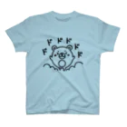 まるコロッ。のクマコロまる・突進!（線画：黒バージョン） Regular Fit T-Shirt