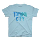 JIMOTO Wear Local Japanの 富山市 TOYAMA CITY スタンダードTシャツ