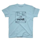 ファンシーショップ「エモエモ」のエモいフロッピー黒文字ver Regular Fit T-Shirt