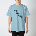 VEGAN SHOP FREEのGO VEGAN 肉球 スタンダードTシャツ