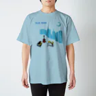 佐々木憲　ピアノ・アコーディオン・レトロゲーム実況のBLUE MOON スタンダードTシャツ