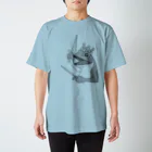 SABUROのカエルとドラム スタンダードTシャツ