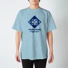 〈OpEnd〉STREETの【OpEnd】KAMON Front Blue Regular Fit T-Shirt