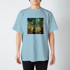 wanpataの荒廃した世界で生きるハムスター スタンダードTシャツ