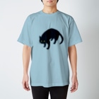 喫茶こぐまやの黒猫さん Regular Fit T-Shirt