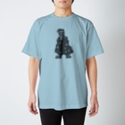 謎モノ店のモノクロ　カモフラサンタ Regular Fit T-Shirt