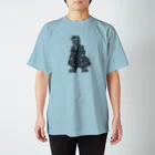 謎モノ店のモノクロ　カモフラサンタ Regular Fit T-Shirt