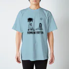 The Eight Wood Marketのハワイアンナイト（黒） スタンダードTシャツ