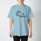 ねこぱんつのマヌルごろん スタンダードTシャツ