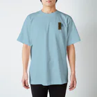 ガトーショコラ評論家のSUZURIの水色かば Regular Fit T-Shirt