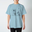 👻📗のかもめD-黒線 Regular Fit T-Shirt