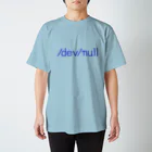 クソコードTシャツ制作所の「/dev/null」Tシャツ スタンダードTシャツ