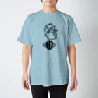 まるコロッ。のウサコロまる・ジャグリング２（線画：黒バージョン） Regular Fit T-Shirt