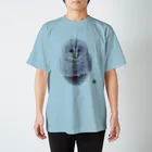 カリヲ屋スズリ支店のウラルフクロウ　大小デザイン スタンダードTシャツ