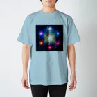 紫園+sion+(麗舞+reybu+)の🔯七星陣🌈インディゴ💙 スタンダードTシャツ