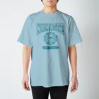 FOXY COLORSのヨガのガネゾーくん ナマステウェア ブルー Regular Fit T-Shirt