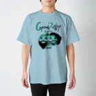 b.n.d [街中でもラグビーを！]バインドのG.R.P（落書きブラック） Regular Fit T-Shirt