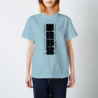 8garage SUZURI SHOPの単独野営 （黒） スタンダードTシャツ