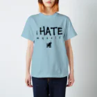 8garage SUZURI SHOPのi HATE myself [Black] スタンダードTシャツ