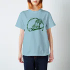 shimodaen_下田園のshimodaen_星の輪_Tシャツ_緑ロゴ Regular Fit T-Shirt