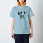 Green Ray Saxophone Quartet公式グッズ♪の【黒ロゴ】ぐりーんれい スタンダードTシャツ