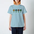 うさぎのきた道&のお花たちC Regular Fit T-Shirt