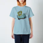 Kenji373goto shopのモクモクくん"Let's go" Regular Fit T-Shirt