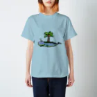 GRKSのマッコウクジラ(ヤシの木) スタンダードTシャツ