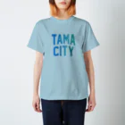 JIMOTO Wear Local Japanの多摩市 TAMA CITY スタンダードTシャツ