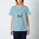 いけにゃんのゆるっとの茶色のねこ Regular Fit T-Shirt