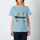 おすわりにゃん太郎のビットコイン Regular Fit T-Shirt